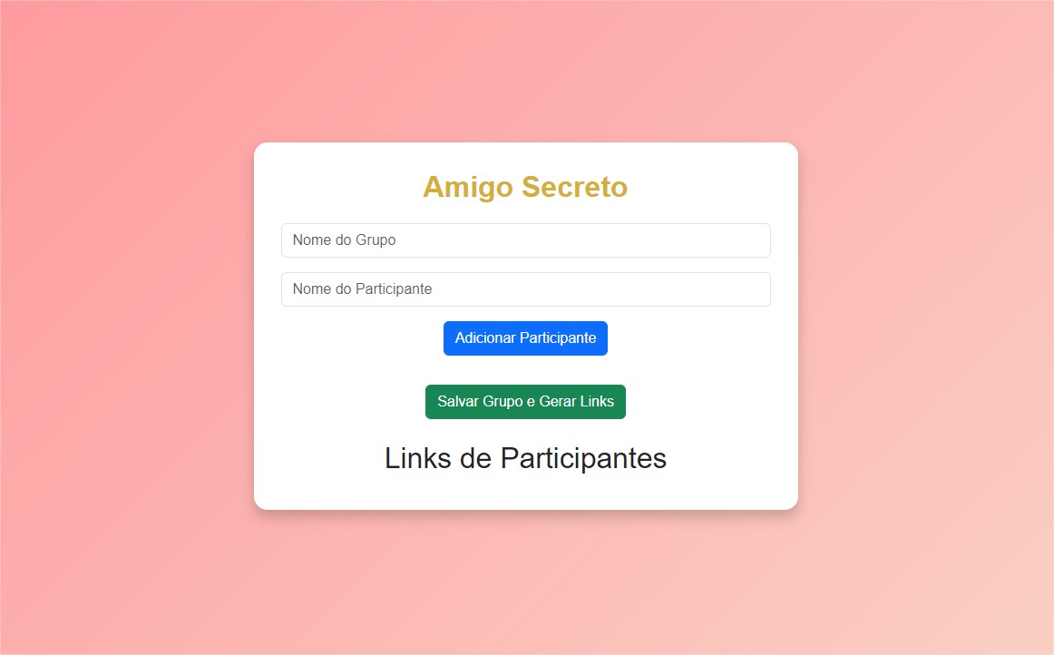 Projeto Amigo Secreto